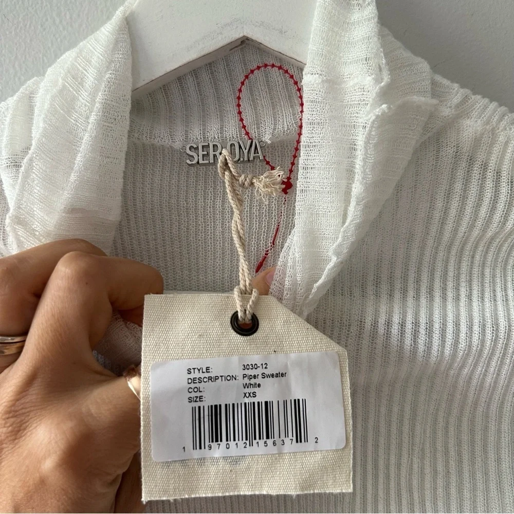 SER.O.YA Piper Sweater White